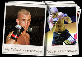 PAIN FIGHTWEAR Fighter Pete McGurk
